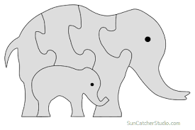 Scroll saw country patterns by patrick spielman, sherri spielman valitchka. Diy Jigsaw Puzzles Free Patterns Stencils And Templates Wood Puzzles Patterns Elephant Patterns Scroll Saw Patterns Free