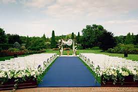 It S A Beautiful Day For A Wedding In The Rose Garden At The Chicago Botanic Garden Outdoor Wedding Ceremony Garden Wedding Venue Outdoor Wedding