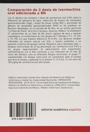 Ivermectina precio dosis recomendadas por edad compatibilidad de ivermectina en embarazo y lactancia Comparacion De 2 Dosis De Ivermectina Oral Adicionada A Bn Comparacion De 2 Dosis De Ivermectina Oral Adicionada A Bloques Nutricionales Sobre La Reduccion De Huevos De Ngi Amazon De Lopez Toledo Juan