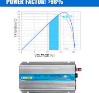Grid Tie Solar Inverter, 1000W MPPT Power Inverter, 50/60 Hz Solar Grid Tie  System, Grid Tie Inverter, DC10.8-30V Input to AC90-140V Output Wind ...