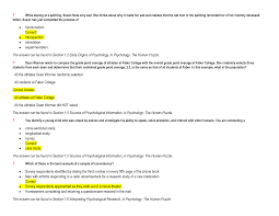 Once you click on a number, click on the adjustments button and scroll down. Solution Psy101 Ashford Current Approaches To Psychology The Human Puzzle Quiz Studypool