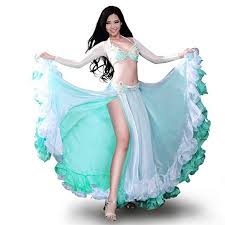 Royal Smeela Belly Dance Costume Set Professional Dress Suit For Women Bra And Belt Skirt Sleeves Dance Outfits Professional Dresses Belly Dance Outfit