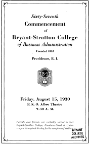 Commencement Exercises Program, August 15, 1930