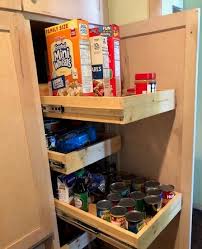 Kitchen cabinets with pull out cabinets. Transform Cabinets With Diy Pull Out Shelves Home Garden And Homestead