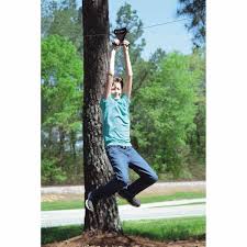 For more info, and links to all of the parts you need, check out. Backyard Zipline Kit 90 Foot What On Earth Cs5942