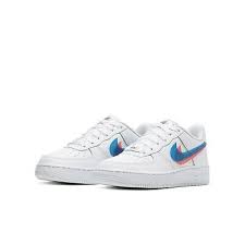Advertisement Ebay Nike Air Force 1 Lv8 Ksa Gs White Blue Red 3d Double Swoosh Af1 Bv2551 100 Nike Sneakers Women Nike Womens Sneakers