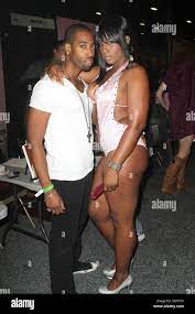 Adult Fillm Actors Cee Jay Strokes and Briana Bliss XXX Exxxotica 2012 at  the New Jersey Expo Center in Edison New Featuring Stock Photo - Alamy