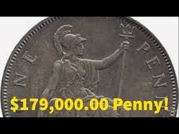 Have You Found A Rare 179 000 00 British Copper Penny Youtube Rare British Coins Rare Coins Worth Money Valuable Pennies