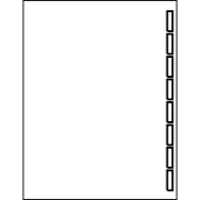 Free collection tab dividers template staples 8 printable big insertable poly form model. Template For Avery 16741 Clearview Tab Dividers 8 Tab Avery Com