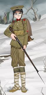 pzkpfwi, original, 1girl, ammunition pouch, bandage on face - Anime R34