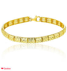 Brazalete Oro Amarillo De 14kt Costco Mexico Brazalete De Oro Oro Amarillo Brazalete