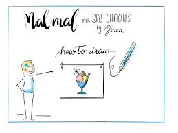 Sketchnote Anleitung Eisbecher Zum Nachzeichnen Sketchnotes By Diana