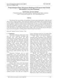 Ketahui contoh jurnal umum, beserta cara membuat jurnal umum dengan langkah mudah, cocok untuk pemula! Jurnal Tugas Akhir Teknik Informatika