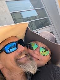 Celebrating 8th wedding anniversary with loving husband