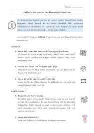 Thematische Karte Auswerten Methode Geographie Erdkunde Unterrichtsmaterial In Den Fachern Erdkunde Sachunterricht In 2020 Unterrichtsmaterial Erdkunde Realschule