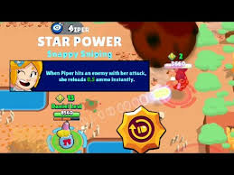 Which brawler came out when all the brawlers second star power came out. Piper S 2nd Gadget And Best Build Brawl Stars Up