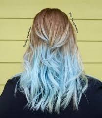 47 Trendy Hair Color Blonde Ombre Blue Summer Haare Blonde Blue Color Haare Hair Ombre Summer Tr Dyed Hair Blue Light Blue Hair Dye Light Blue Hair