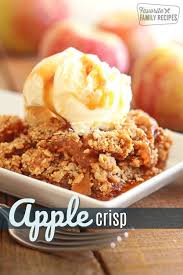 Apple Crisp Combine 6 7 Peeled Sliced Granny Smith Apples 3 4 C Sugar 1 Tb Flour Traditional Apple Crisp Recipe Apple Crisp Recipes Apple Dessert Recipes