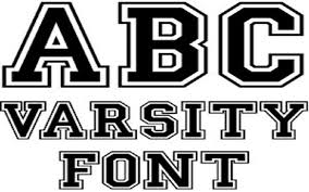 There are even free fonts for commercial use. Varsity Font Free Download Dafont Free