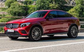 Download Wallpapers Mercedes Benz Glc 350 D Amg Line Coupe 2016 Cars C253 German Cars Red Glc In 2020 Mercedes Benz Glc Mercedes Benz Suv Mercedes Benz Cars