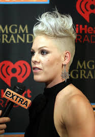 She looked truly amazing in her new color. More Pics Of Pink Fauxhawk 3 Of 23 Hair Lookbook Stylebistro