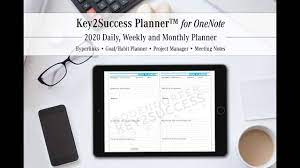 Pdf planners works well at all devices 2020 Digital Planner For Onenote Ipad Surface And More Key2success Planner Youtube