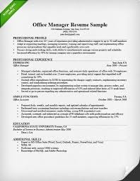 administrative manager resume sample