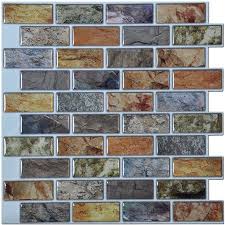 Art3d 12 X 12 Peel And Stick Backsplash Tiles For Kitchen Backsplash Bathroom Backsplash Walmart Com Smart Tiles Backsplash Stick Tile Backsplash Bathroom Backsplash