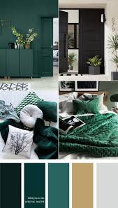 Dark Green Color Palette With Muted Gold Home Color Decor Color Colorpalette Homecolor Green Bedroom Color Schemes Room Colors Living Room Color Schemes