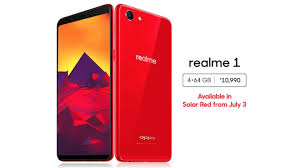 OPPO Realme 1 Solar Red color variant ...