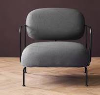 Kursi Sofa Tunggal Fabric Kantor Ruang Tamu Modern ...