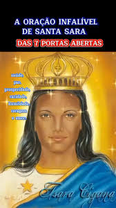 Oração De Santa Sara Prosperidade