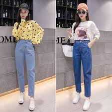 Want to know the fastest way to give a touch of style to anything bordering on the edge of. Buy Women High Waist Jeans Autumn Winter Celebrity Boyfriend Loose Mom Jeans Femme Streetwear Pants At Affordable Prices Free Shipping Real Reviews With Photos Joom