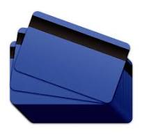 Hospital Blue Plastic Cards w/ Magnetic Stripe