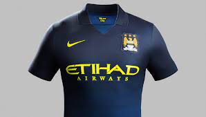 Nike men's manchester city away stadium jersey size small 90$ tags new black. Nike Reveal Man City 14 15 Away Shirt Soccerbible