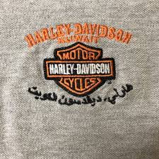 Harley Davidson Kuwait Arabic Script Rare Mens Xl Polo Short Sleeve Golf Shirt Golf Shirts Mens Xl Golf Outfit
