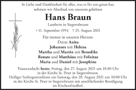 Gedenkkerzen von Hans Braun