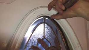 Front door glass panels replacement. How To Replace The Oval Glass In An Entry Door Youtube