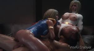 Super Girl & Power Girl Teaming Up