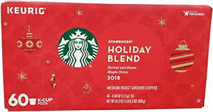Starbucks Holiday Blend Coffee K Cups 60 Count Starbucks Holiday Blend Blended Coffee Holiday Blend