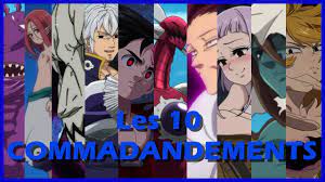 Nanatsu no taizai: Les 10 COMMANDEMENTS!!! - YouTube