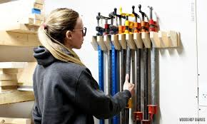 Take a look at your clamps and what you are likely to get in the near future the clamp rack is essentially a box with 2 heavy uprights and a couple of heavy shelves. Diy Pipe Clamp Rack Easy Clamp Rack Using Scrap Wood