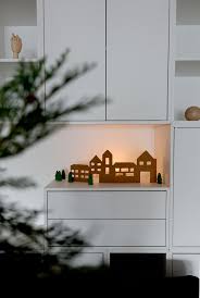 Weihnachtsdorf Aus Windelkarton Upcycling Idee Fur Den Advent Christmas Decor Diy Christmas Village Christmas Box