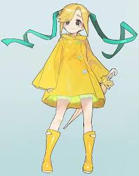 Raincoats For Women Cotton H Mrainjacketwomens Id 7070707299 Rainjacketyouth Character Art Cute Art Blue Anime