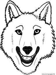 By best coloring pages august 10th 2013. Wolf Face Coloring Page Coloring Home