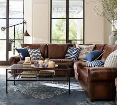 Bryson Persian Style Rug Pottery Barn Au Brown Living Room Decor Leather Couches Living Room Brown Couch Living Room