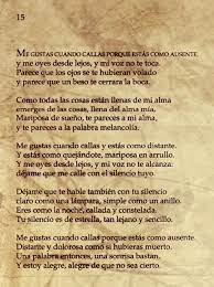 Pin De Marian Hornus En Deliriovs For Your Love Me Gustas Cuando Callas Poemas De Amor Poema 15