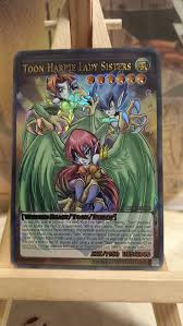 Yu-gi-oh Toon Harpie Lady Sisters Holographic V ANG Card - Etsy