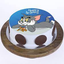 Tom and jerry themed birthday cake. Best Tom Jerry Cake Online Order Photo Cake