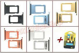 New Oem Dual Nano Sim Card Card Tray Slot Holder For Apple Iphone Xr Adapter Iphone Iphone Repair Apple Iphone